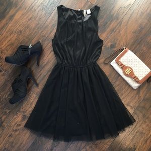 Black Tule Cocktail Dress